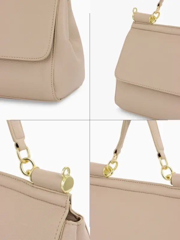 Сумка женская мессенджер TEXTURA на магните, 25&times;9&times;17 см, молочная