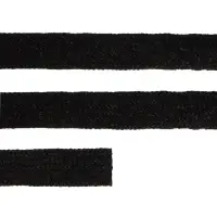 Плоский шнур Cord M, черный, 90 см