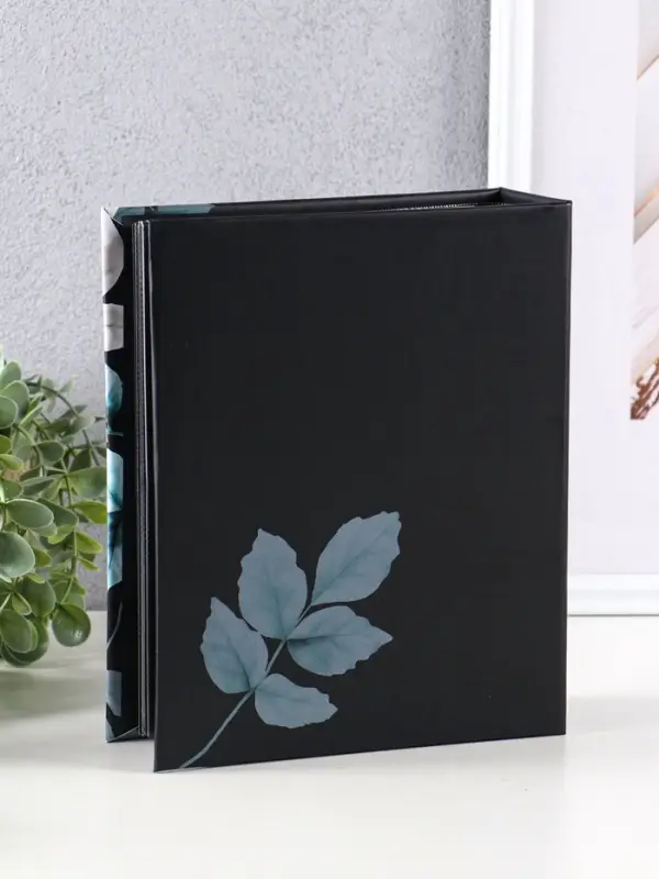 Фотоальбом "Нежность" 304ф 10X15см, ПП карм., 2ф на стр, черные страницы