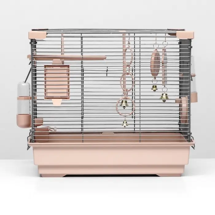 Клетка для птиц &laquo;Пижон&raquo; №100, разборная, 42&times;30&times;37 см, укомплектованная, бежевая