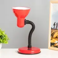 Лампа настольная RISALUX, Е27, 40 Вт, красная