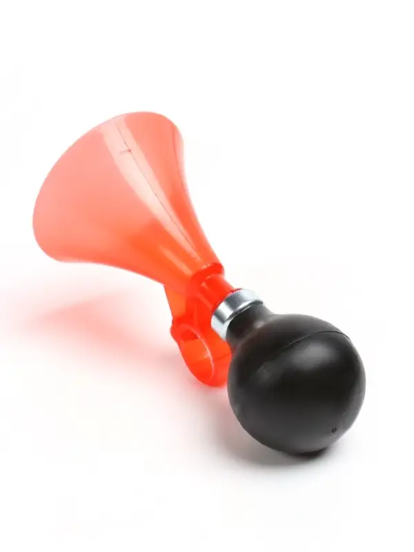 Клаксон, пластиковый, красный