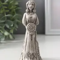 Фигура славянская богиня «Лада» 12×4.5×5 см, серая