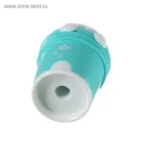 Точилка 1 отверстие с контейнером и ластиком "Котята", микс из 4 видов