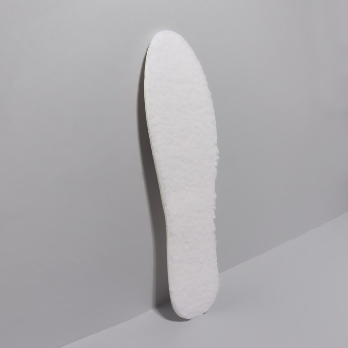 Стельки для обуви, универсальные, двухслойные, р-р RU до 48 (р-р Пр-ля до 47), 30 см, пара, цвет белый Стельки для обуви, универсальные, двухслойные, р-р RU до 48 (р-р Пр-ля до 47), 30 см, пара, цвет белый