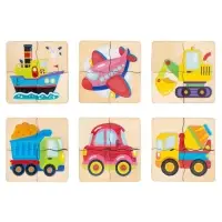 Пазл деревянный "Транспорт" 04558
