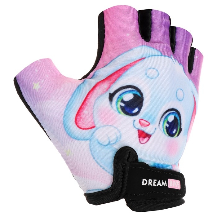 Перчатки велосипедные Dream Bike «Зайка», детские, р. L