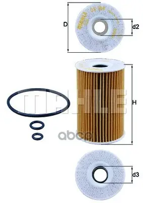 Масляный Фильтр Mahle/Knecht арт. OX388D