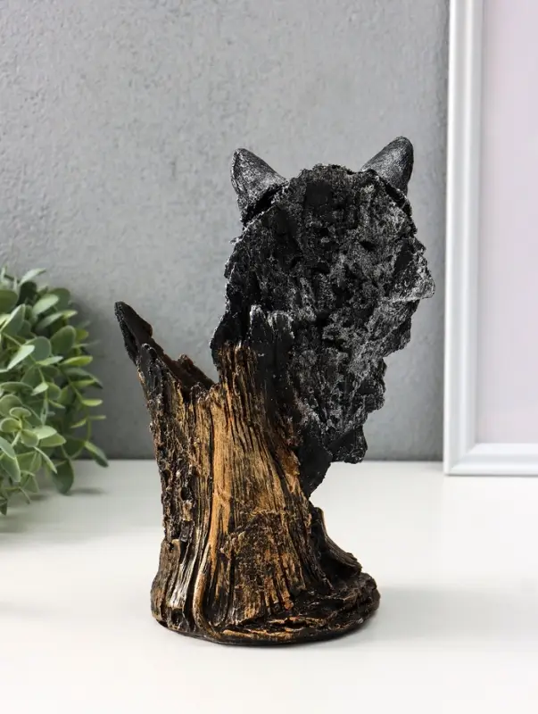 Подставка под бутылку &laquo;Волк&raquo;, 25&times;17&times;13 см, под сталь