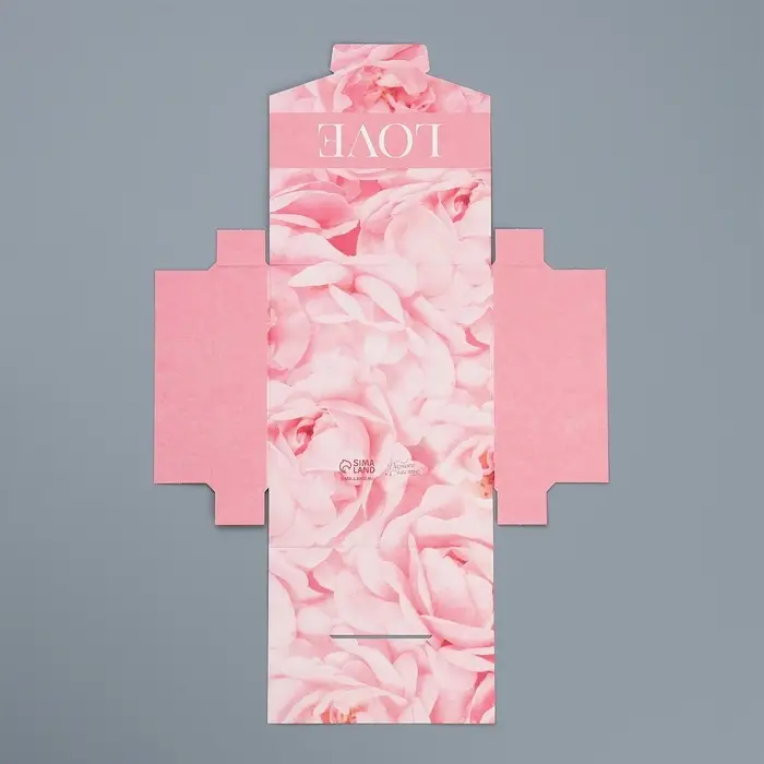 Коробка подарочная складная конверт, упаковка,«Розы», 15 х 15 х 4 см Коробка подарочная складная конверт, упаковка,«Розы», 15 х 15 х 4 см