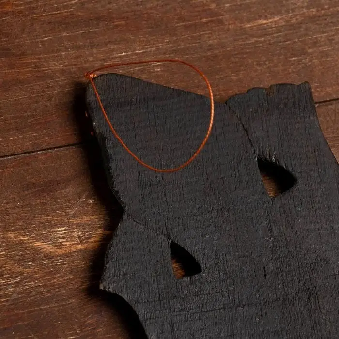 Панно настенное дерево  Панно настенное дерево "Геккон с яркими лапками" 1,2х11х50 см