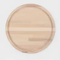 Доска разделочная круглая Доляна &laquo;Фортуна&raquo;, d=25 см, толщина 1.8 см, дерево берёза