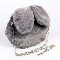 Сумка детская &laquo;Зайчик&raquo;, 20&times;20 см, серая