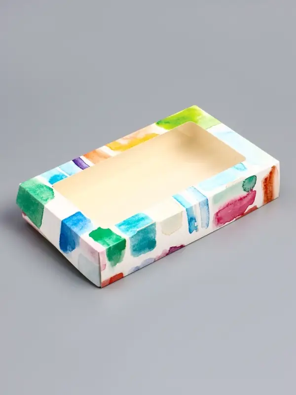 Коробка складная «Акварель» 20×12×4 см