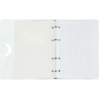 Бизнес-тетрадь А5,120л кольц/смен.бл,кл.Attache Selection Fluid Серо-Голуб