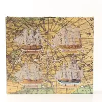 Сувенирная модель корабля &laquo;Алые паруса&raquo;, коричневый корпус, 43&times;8&times;37 см