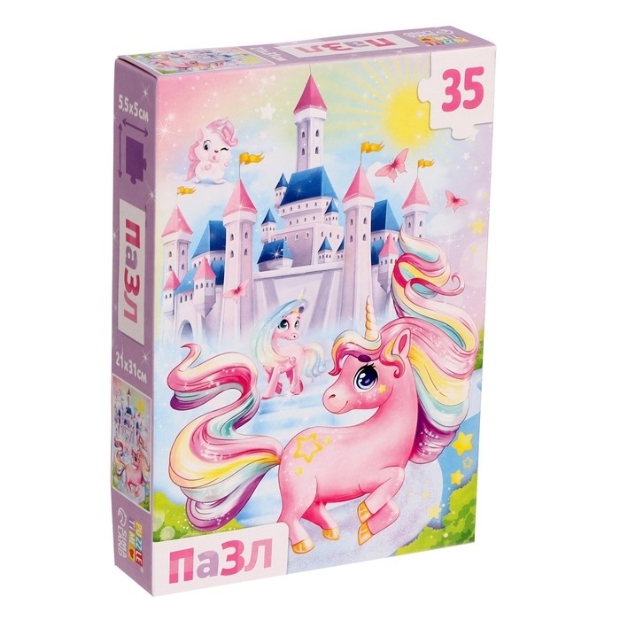 Пазлы &laquo;Страна единорогов&raquo;, 35 элементов