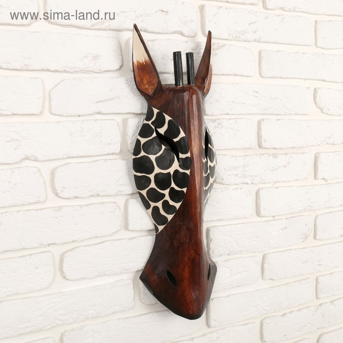 Маска дерево Маска дерево "Жираф" 50х16х7 см