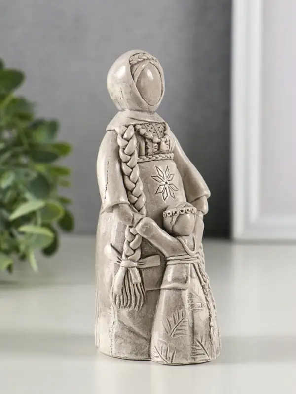 Фигурка гипс &laquo;Берегиня Ведучка&raquo;, 13&times;6 см, под камень
