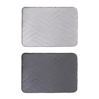 Коврик для ванной тм VETTA Брикс, вельвет, 40x60 см, 2 цвета