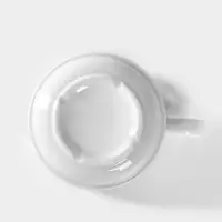 Чашка Добрушский завод &laquo;Бельё&raquo;, 220 мл, фарфор, белая