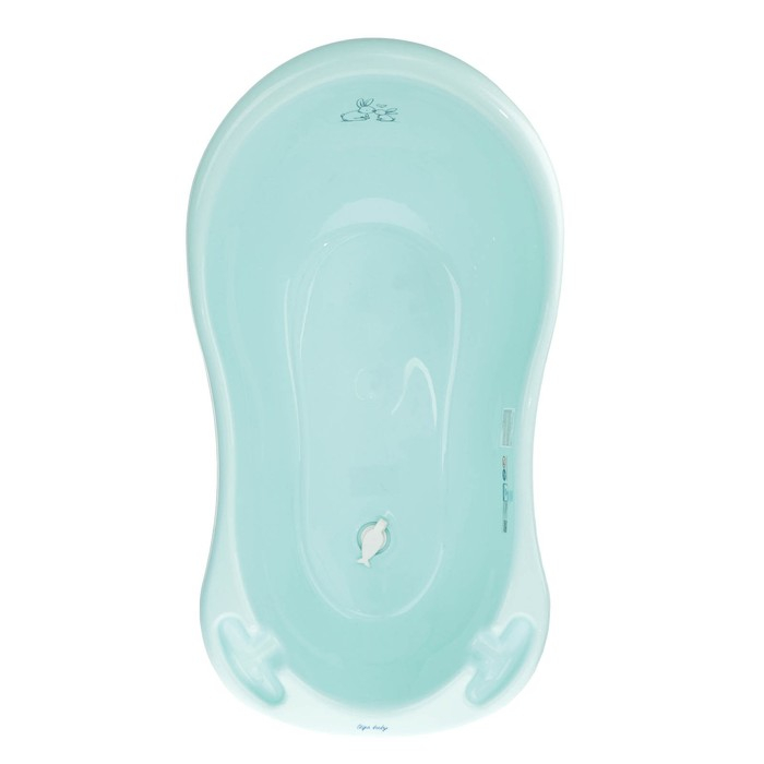 Ванна детская «Кролики» со сливом, 86 см, цвет бирюзовый Ванна детская «Кролики» со сливом, 86 см, цвет бирюзовый