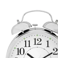 Часы - будильник настольные &laquo;Классика&raquo;, с подвесом, дискретный ход, d=20 см, 30&times;23 см, 2АА