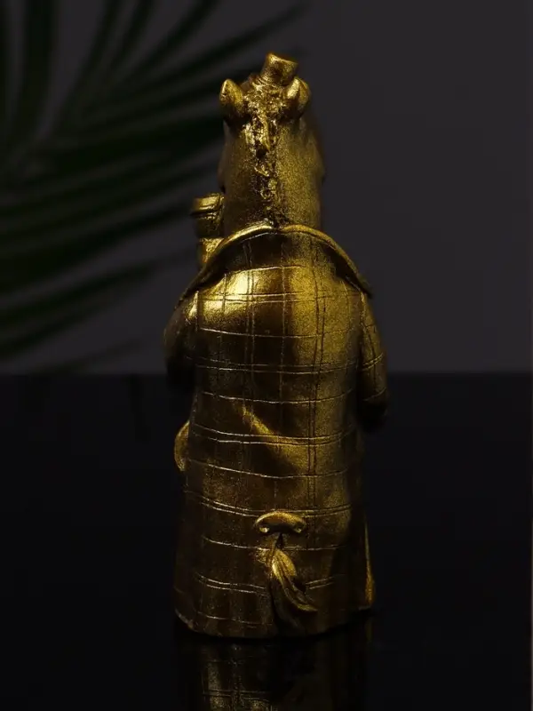 Фигурка гипс &laquo;Конь в пальто&raquo;, 11&times;5 см, цвет золото