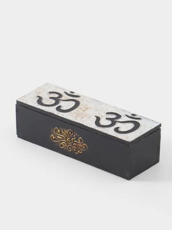Шкатулка "Ом" 20х7х6 см, МДФ