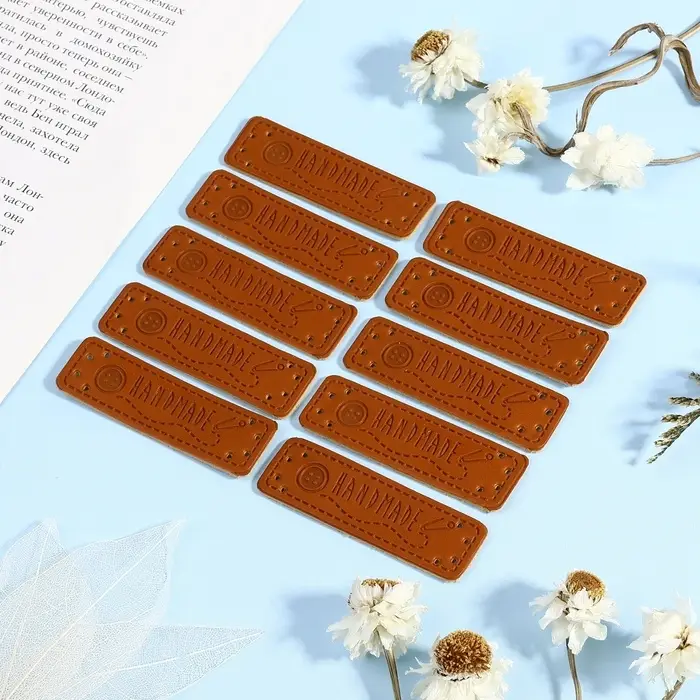 Набор нашивок Hand made, 5×1.5 см, 10 шт. Набор нашивок Hand made, 5×1.5 см, 10 шт.