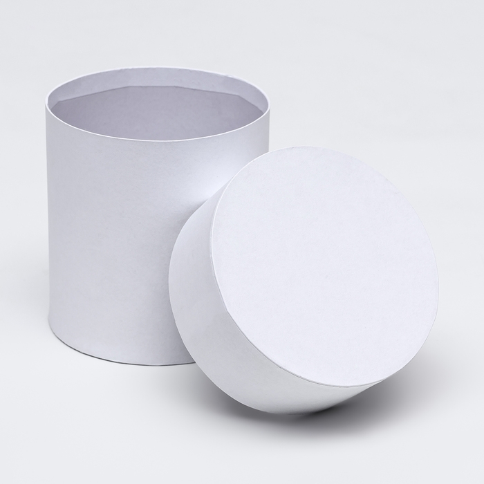 Набор круглых коробок 10 в 1 Белизна,23х23 - 13-13 см