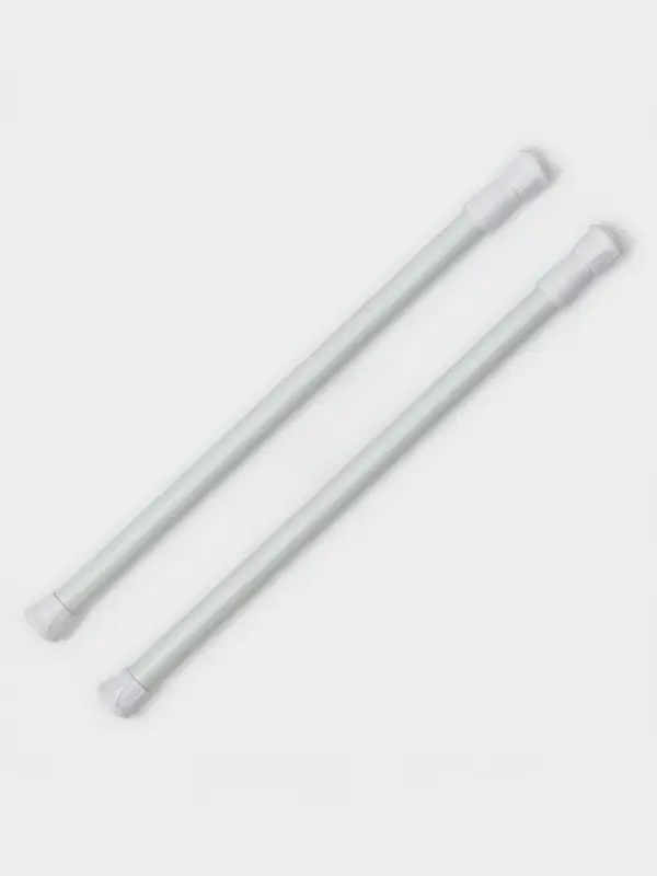 Набор карнизов универсальных, 30-45 см, белый