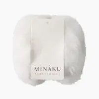 Меховые наушники MINAKU складные, цв.белый р-р 54-58