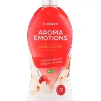 Кондиционер для белья парфюмированный SYNERGETIC вишня, сандал, ваниль, 1,8 л