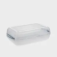 Форма для запекания Paşabah&ccedil;e Borcam, 2 л, 33.6&times;19&times;5 см, прямоугольная, жаропрочное стекло, прозрачная