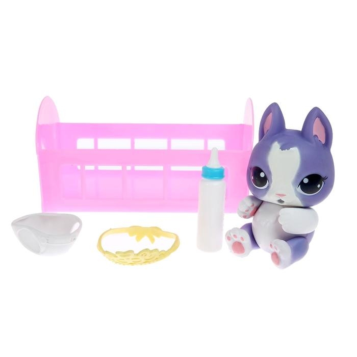 Игрушка-сюрприз «Плюш сплюш» в кроватке с аксессуаром, zoo-МИКС Игрушка-сюрприз «Плюш сплюш» в кроватке с аксессуаром, zoo-МИКС