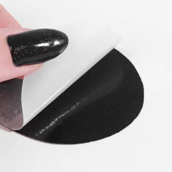 Заплатки для одежды, 7 × 5,5 см, термоклеевые, пара, цвет чёрный Заплатки для одежды, 7 × 5,5 см, термоклеевые, пара, цвет чёрный