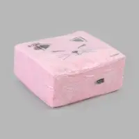 Салфетки бумажные однослойные &laquo;Кошечка&raquo;, 24&times;24 см, 50 шт.