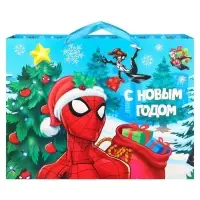 Пакет ламинат горизонтальный &laquo;С Новым годом!&raquo;, 61&times;46&times;20 см, &laquo;Супергерой&raquo;