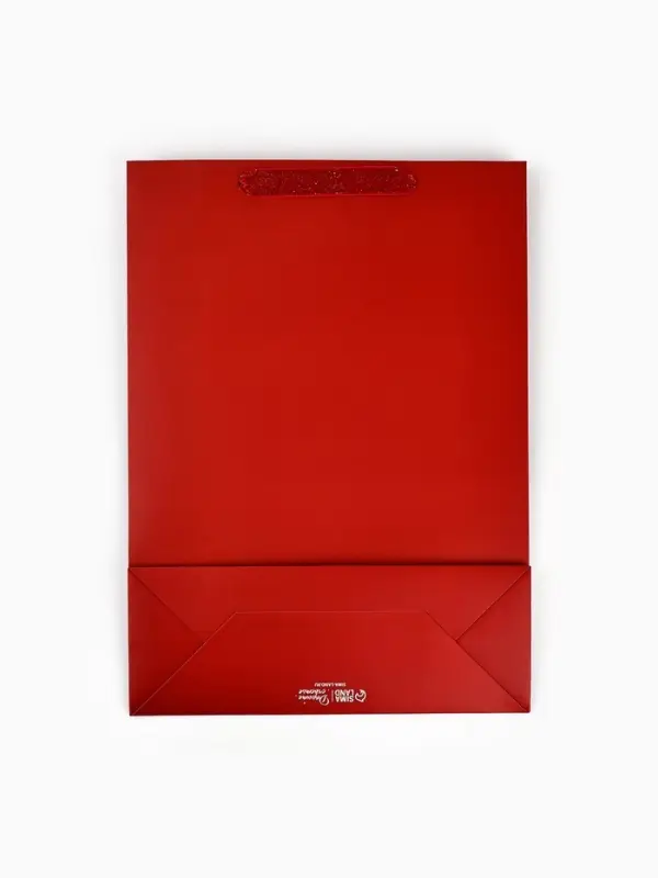 Пакет подарочный «С Новым годом», с бумажными  игрушками, 40 × 31 × 11 см