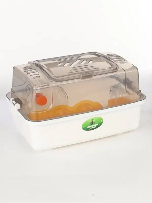 Клетка для грызунов с наполнением &laquo;Пижон&raquo;, 33&times;21&times;19 см, прозрачная, белая