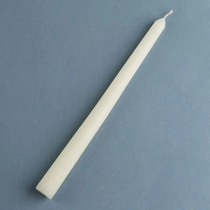 Свеча античная, 2,2х 25 см, лакированная белая Свеча античная, 2,2х 25 см, лакированная белая