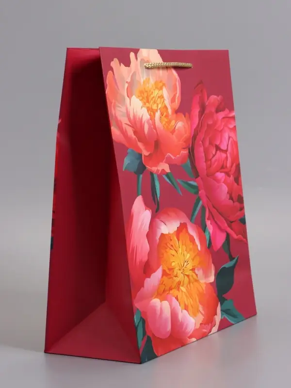 Пакет подарочный ламинированный &laquo;Яркий акцент&raquo;, 26&times;12&times;32 см