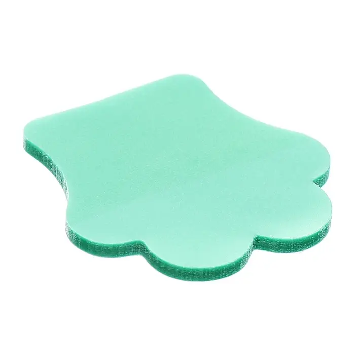 Блок-закладка с липким краем пластик Лапка 50л, зеленый, 45мм х 45мм  CALLIGRATA Блок-закладка с липким краем пластик Лапка 50л, зеленый, 45мм х 45мм  CALLIGRATA