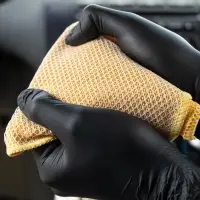 09 Салфетка микрофибра с абразивной сеткой для удаления грязи AVS MF-6109 (35х40см)(1шт)