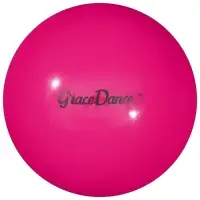 Мяч для художественной гимнастики Grace Dance, d=16.5 см, 280 г, цвет розовый