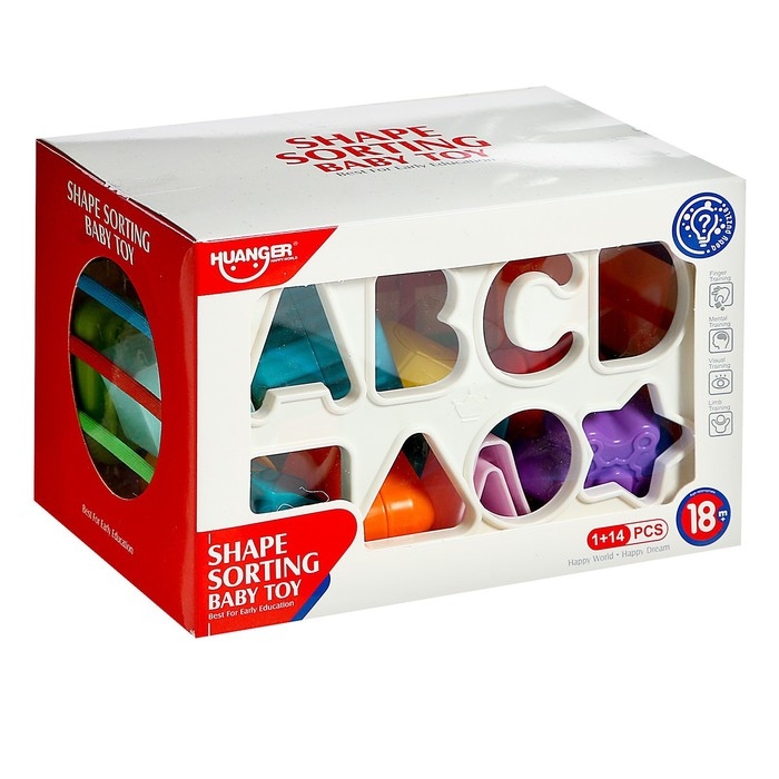 Развивающий сортер «Буквы и фигуры» Развивающий сортер «Буквы и фигуры»