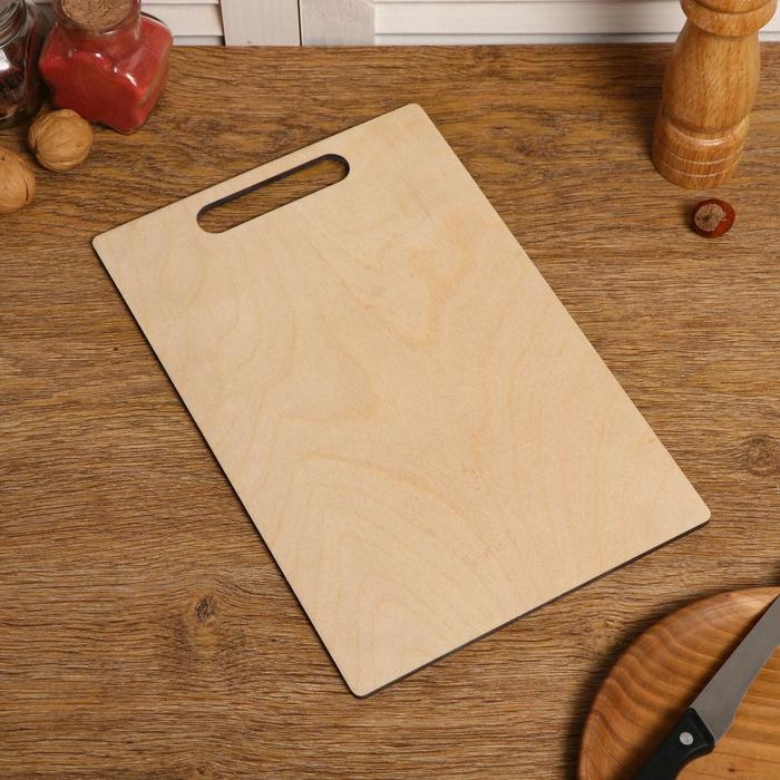 Доска разделочная и сервировочная двухсторонняя, прямоугольная, ручка вырез, 30×20×0.6 см Доска разделочная и сервировочная двухсторонняя, прямоугольная, ручка вырез, 30×20×0.6 см