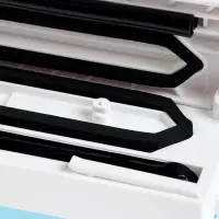 Вакууматор LPS-02, 80 Вт, 10 пакетов, 220 В, 25 см, бирюзовый