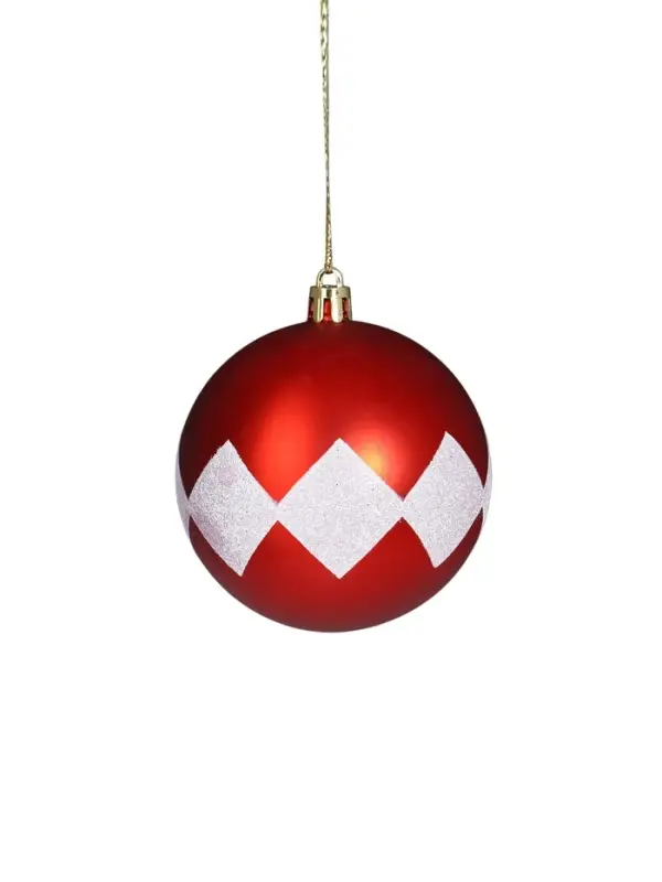 Ёлочные игрушки &laquo;Льдинки&raquo;, новогодние, набор 19 шт., красно-золотой